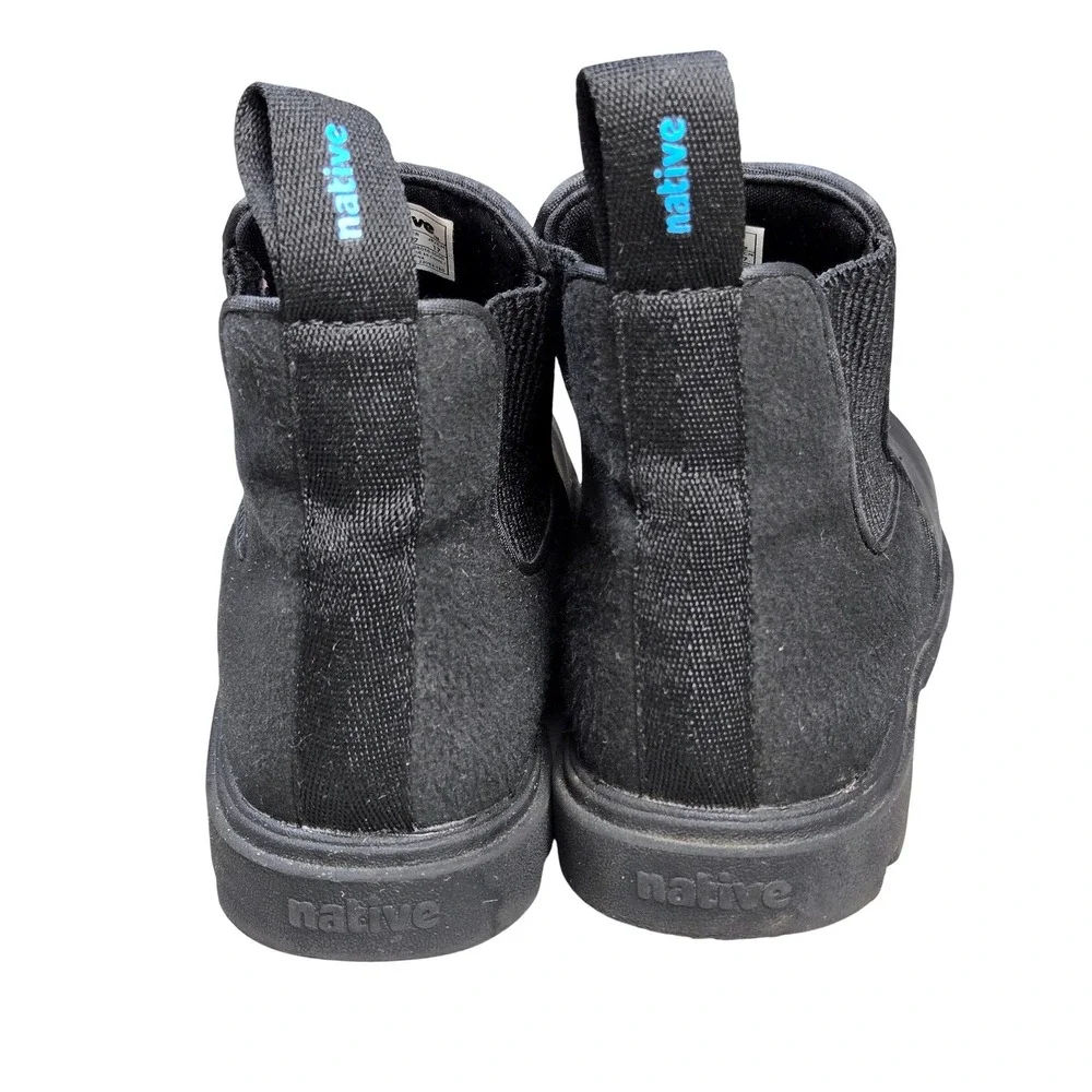 Girls Native C10 Kensington Treklite Black Chelsea Boots Water Resistant